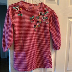 Milkshake long sleeve herringbone dress 8